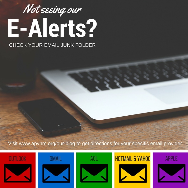 Not Seeing E-Alerts? 