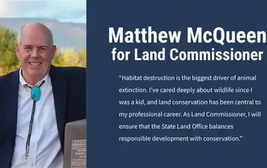 Matthew McQueen for Land Commissioner