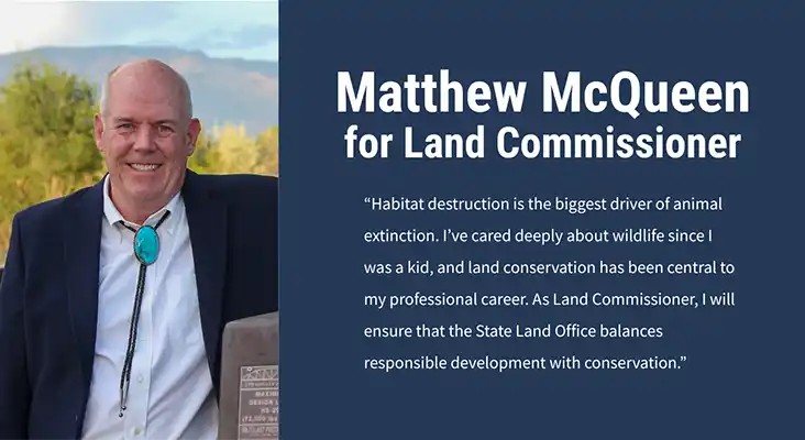 Matthew McQueen for Land Commissioner